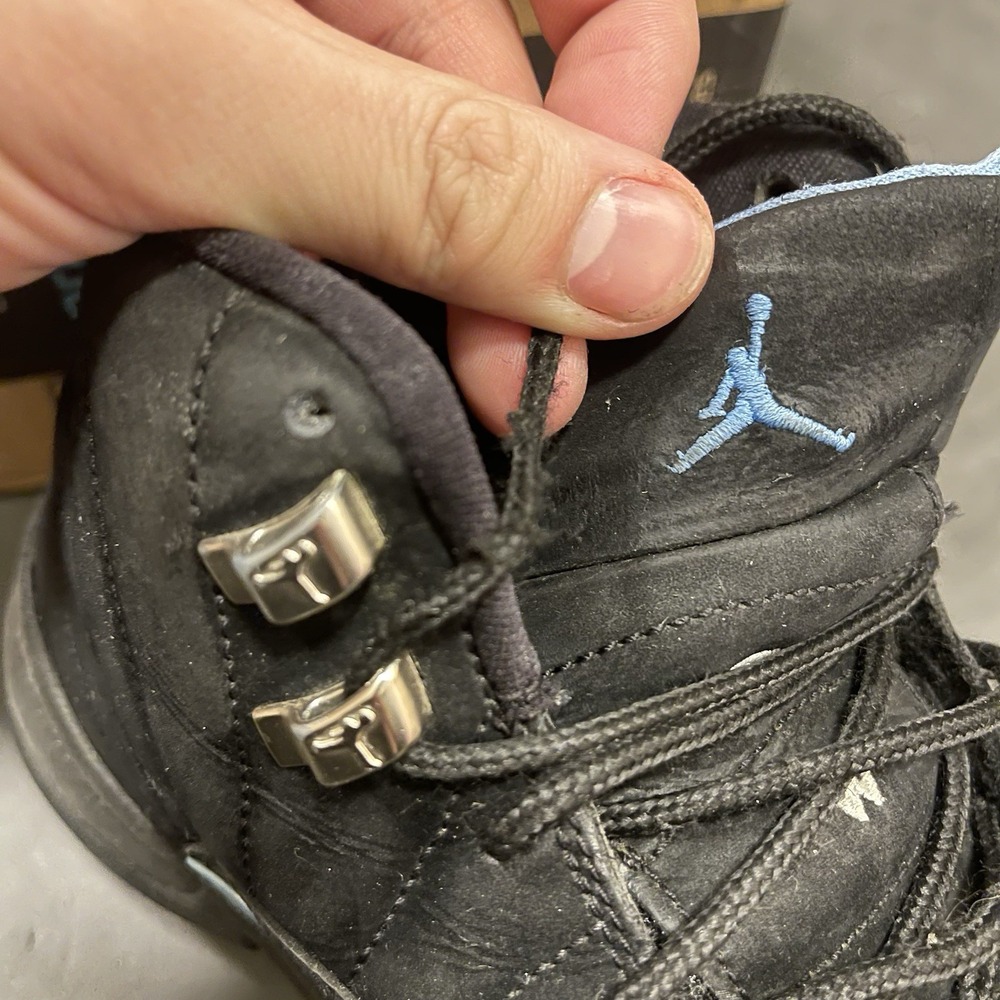 Nike Air Jordan 12 Retro Nubuck 2009 Size 8 Authentic Vintage UNC OG AJ NO‎ BOX - Picture 10 of 13